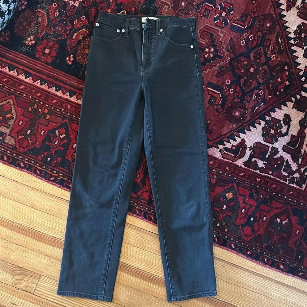 Madewell Classic Straight Jean - Color Charcoal